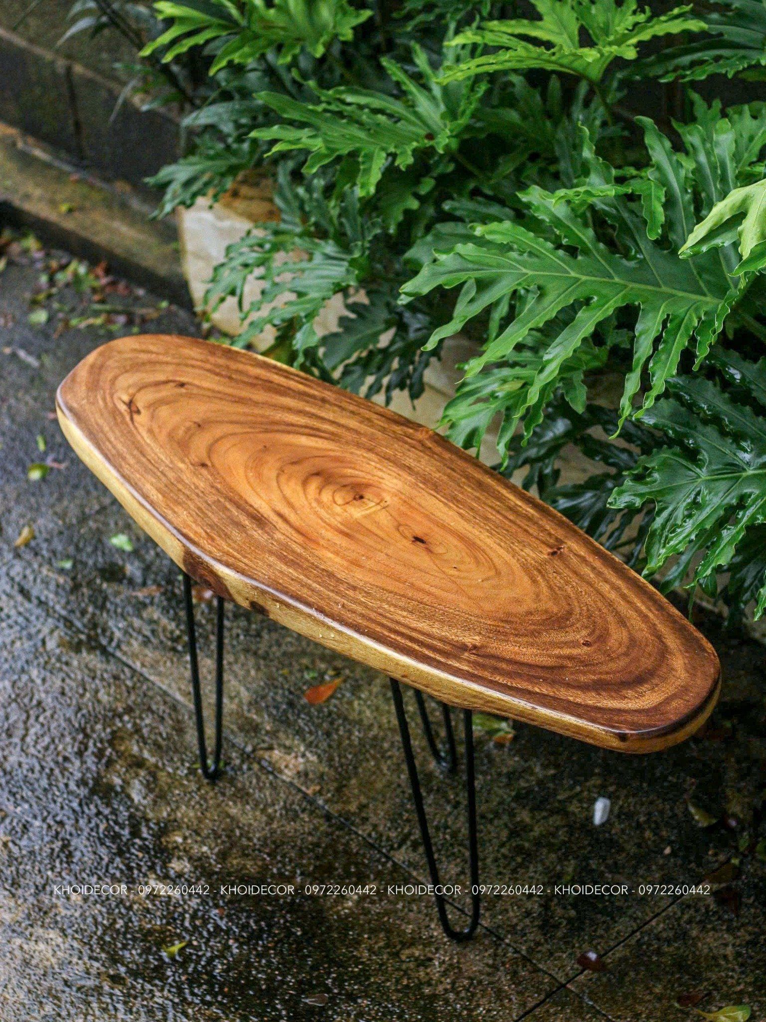BÀN GỖ ME TÂY 96 x 33 x 4 cm