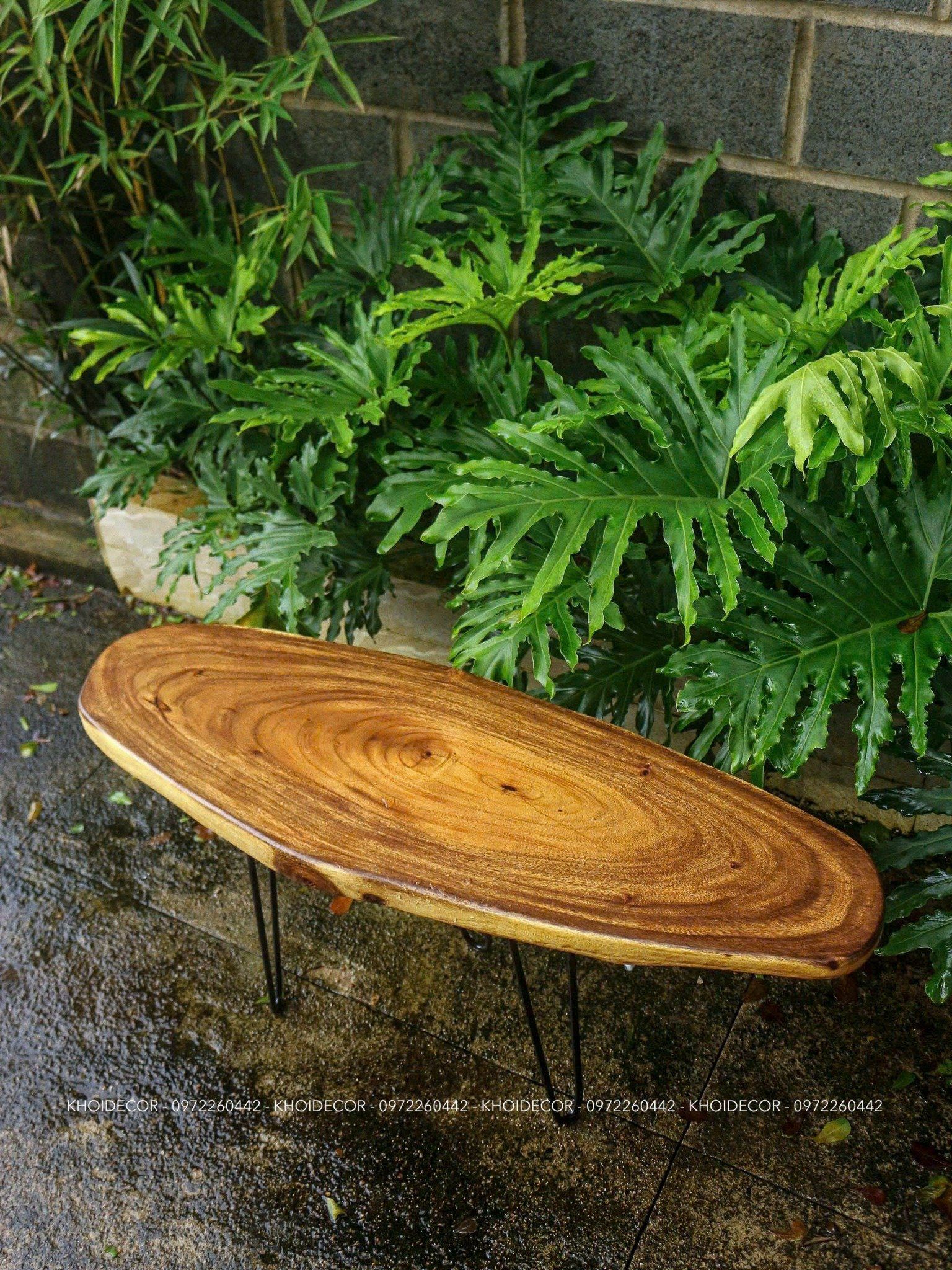 BÀN GỖ ME TÂY 96 x 33 x 4 cm
