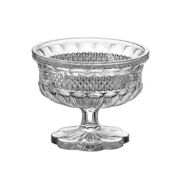 Thố pha lê Alexandria chân đế cánh hoa 15cm