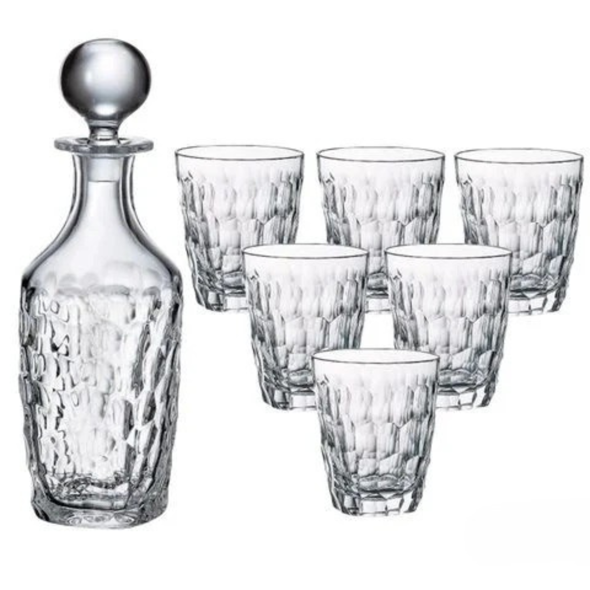 Bộ bình rượu Marble Crystal Bohemia