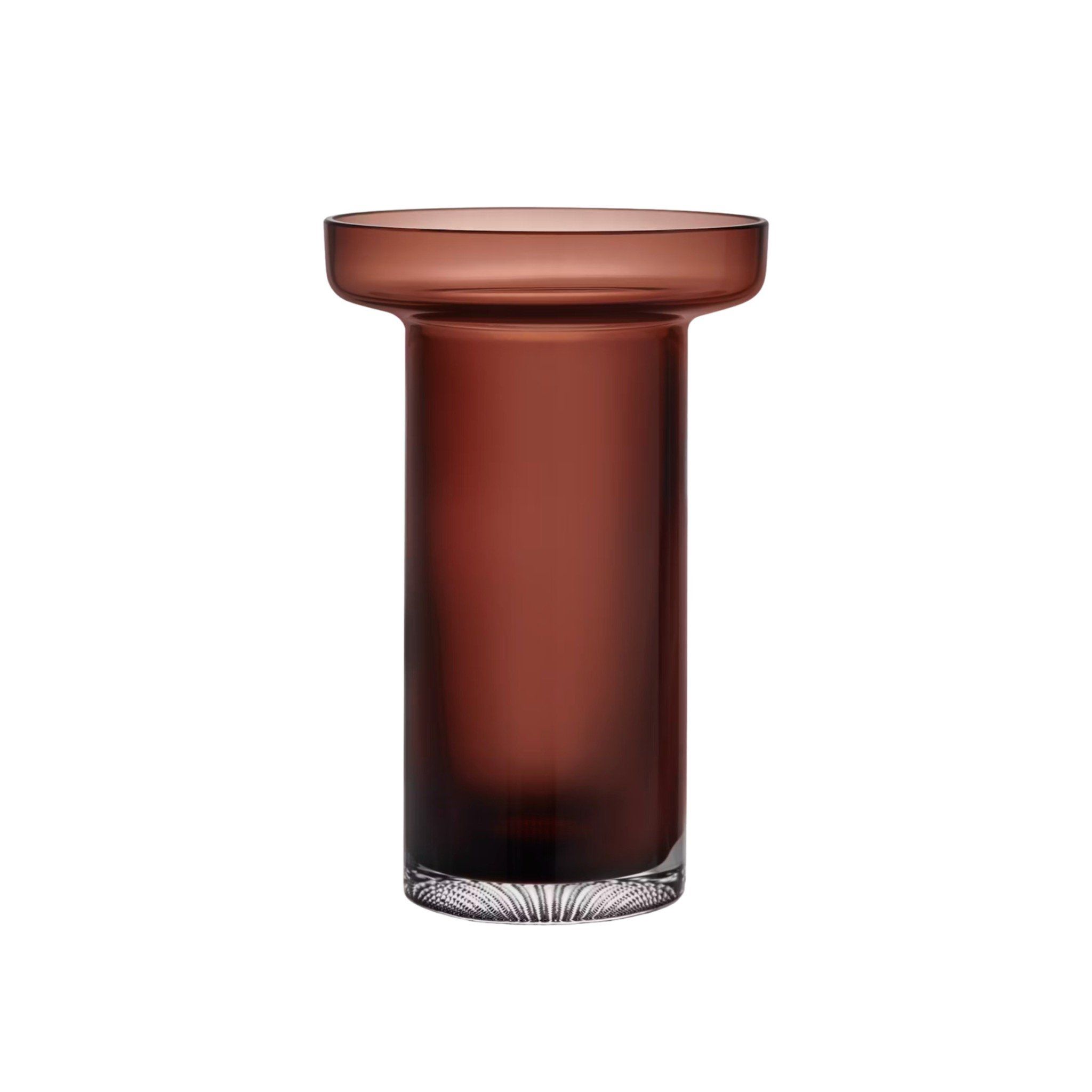 Lọ hoa Limelight Rose Caramel 23cm Kosta Boda