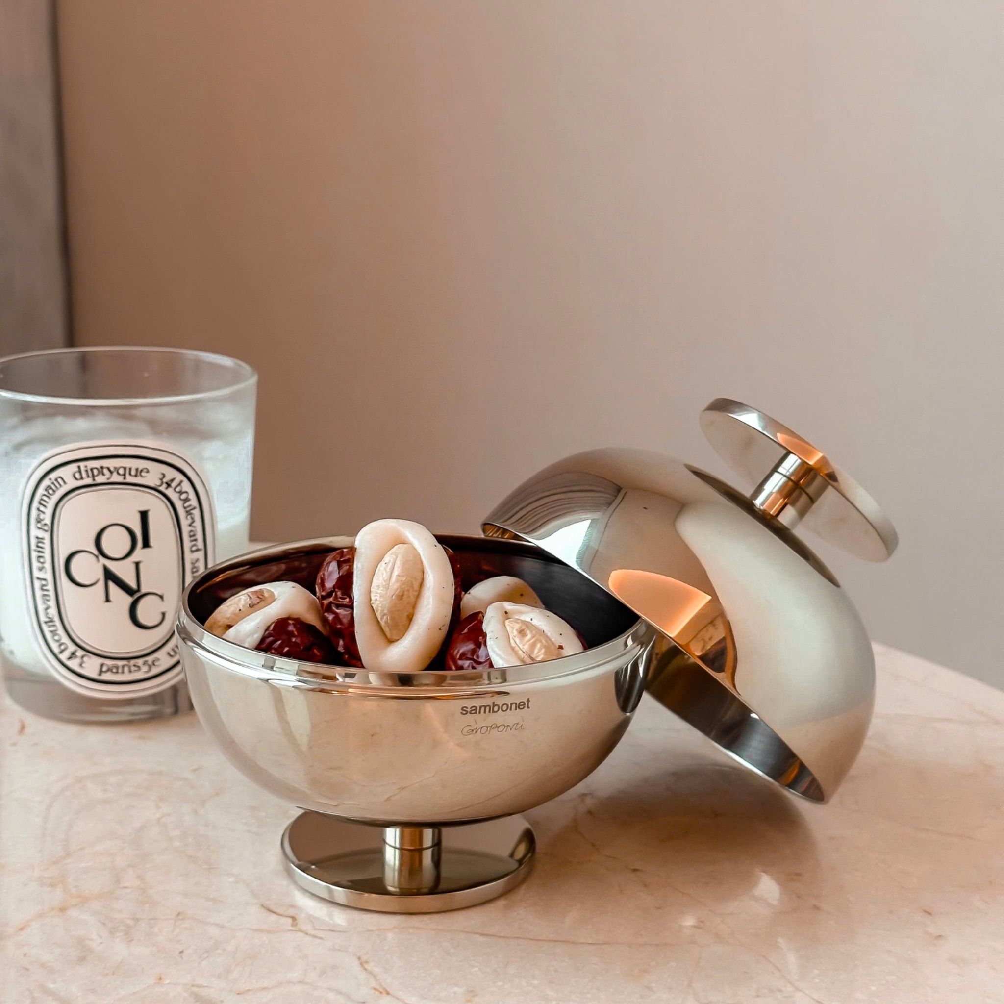 Thố Gio Ponti Stainless Steel Mirror Steel 11cm Sambonet