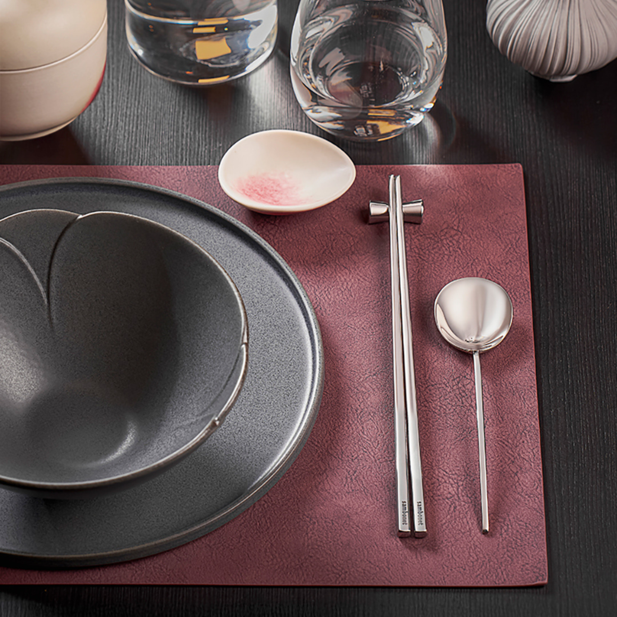 Set 6 đôi đũa kèm dụng cụ gác Sambonet