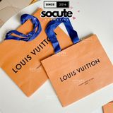 Túi Giấy Louis Vuitton Vàng - Size Trung 22x18x11.5cm