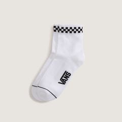 Vớ Vans Peek-A-Check Half Crew White-Black