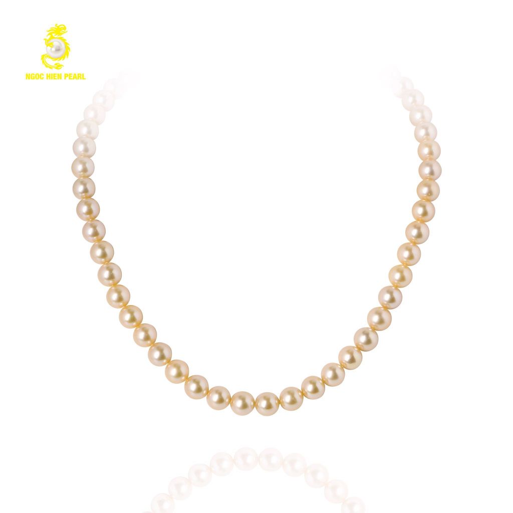 Chuỗi cổ ngọc trai Akoya 4A NSSP02, 50 viên size 8.2 - 8.5mm
