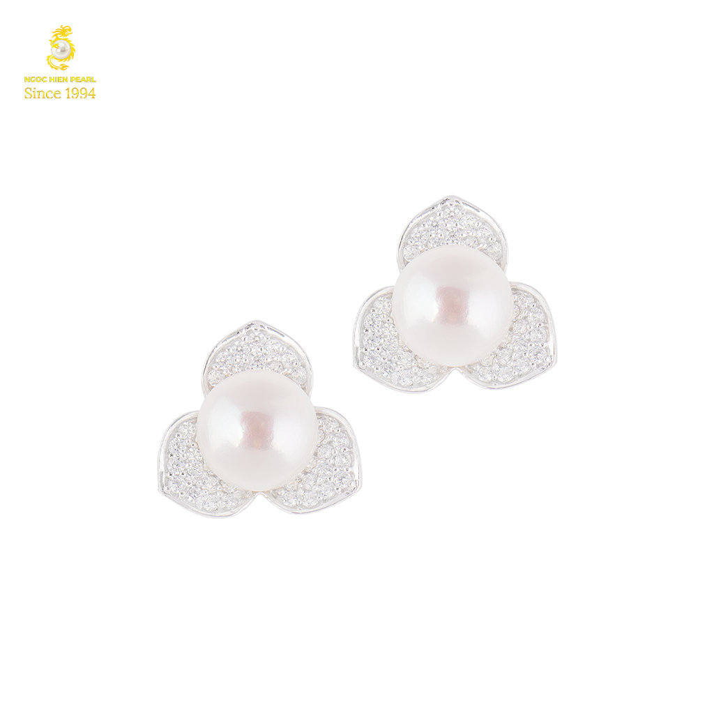 Bông tai ngọc trai Freshwater SCE001