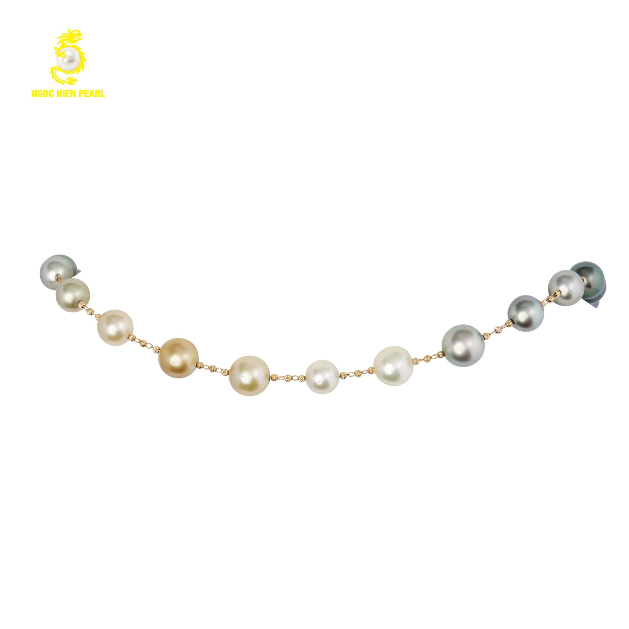 Chuỗi cổ thiết kế ngọc trai Tahiti 4A, Southsea 4A GDC004