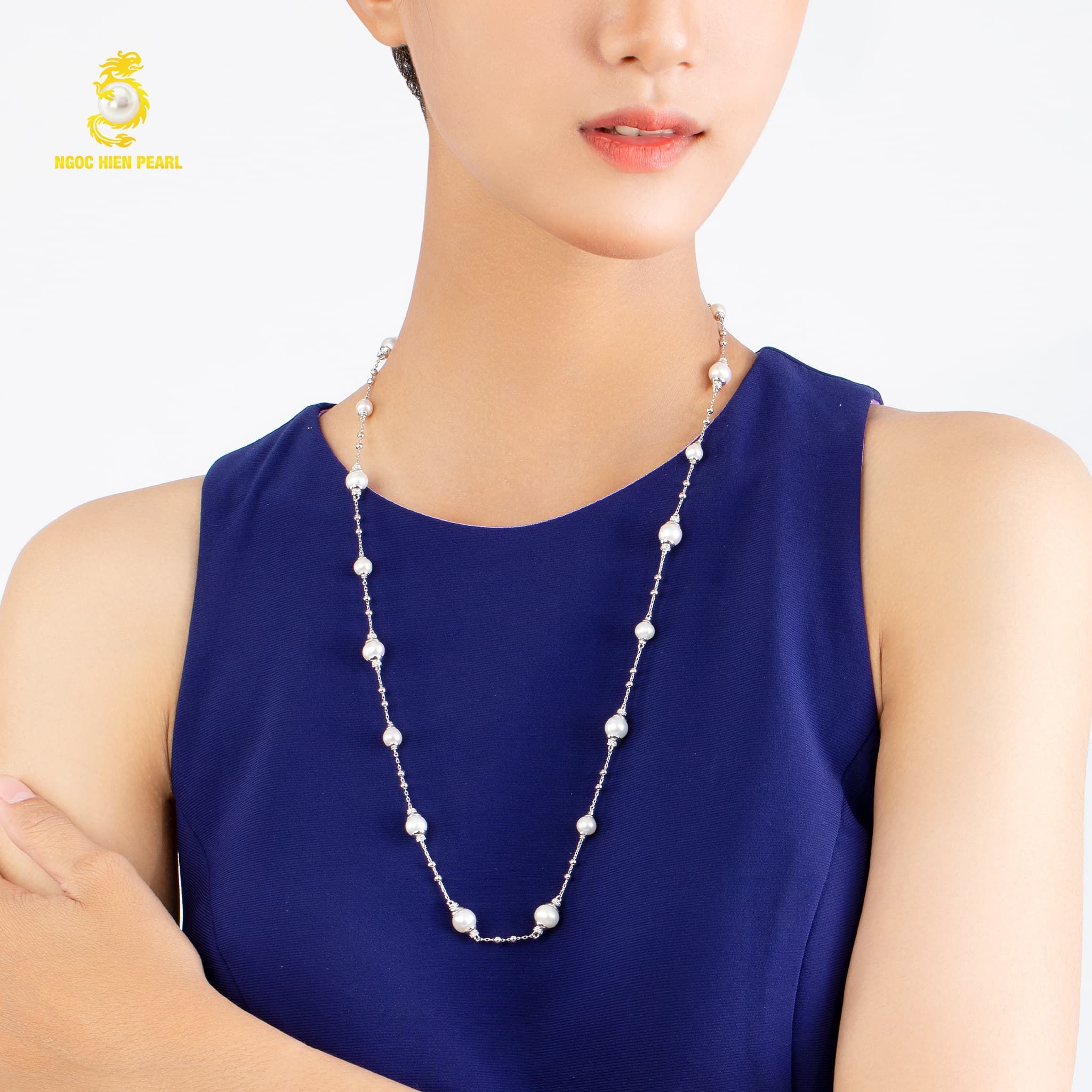 Dây chuyền ngọc trai Freshwater FSC046
