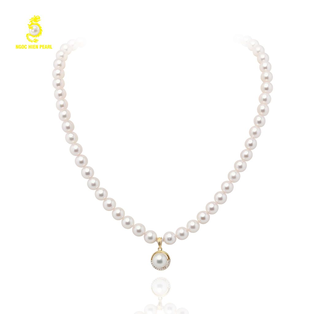 Chuỗi cổ ngọc trai Akoya 3A NGP401