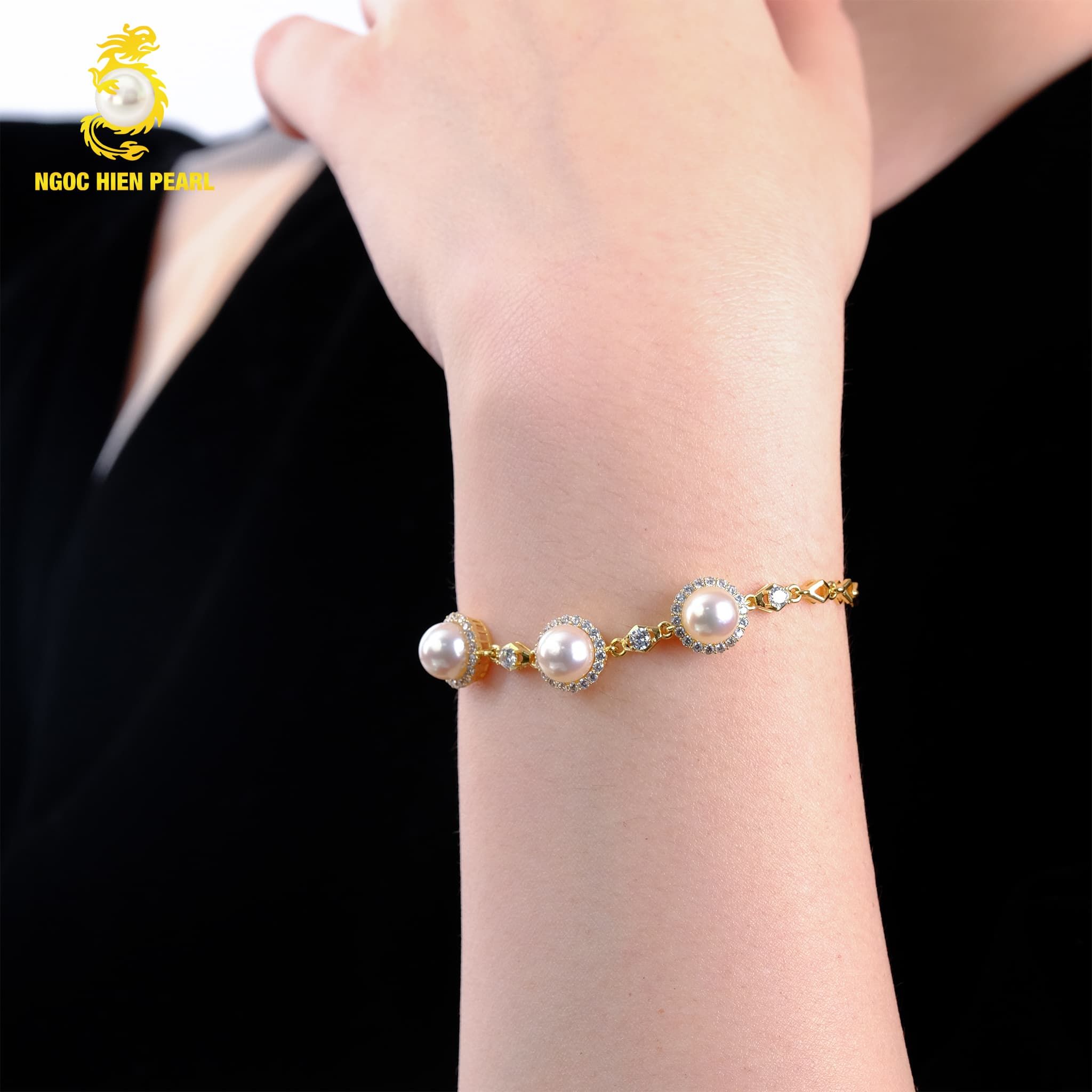 Lắc tay ngọc trai GBO753