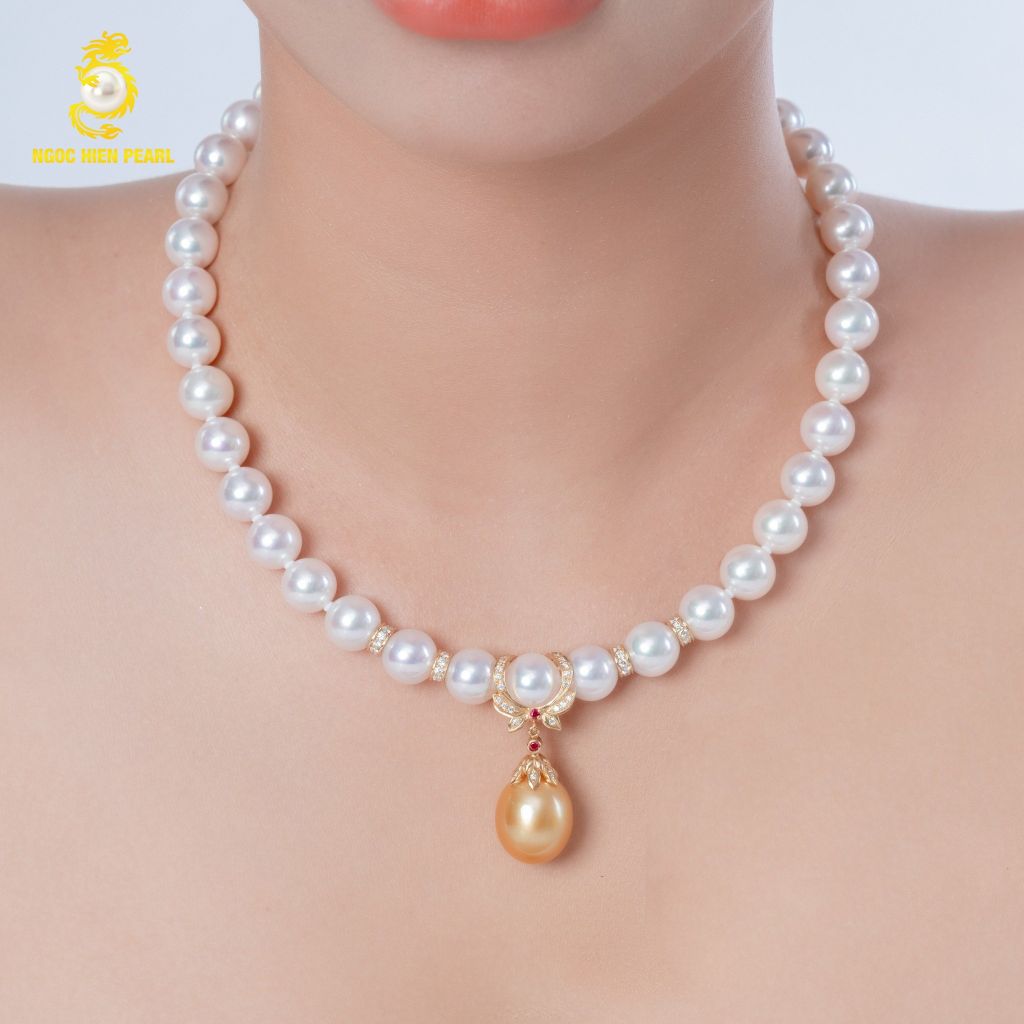 Chuỗi cổ ngọc trai thiết kế GDC181