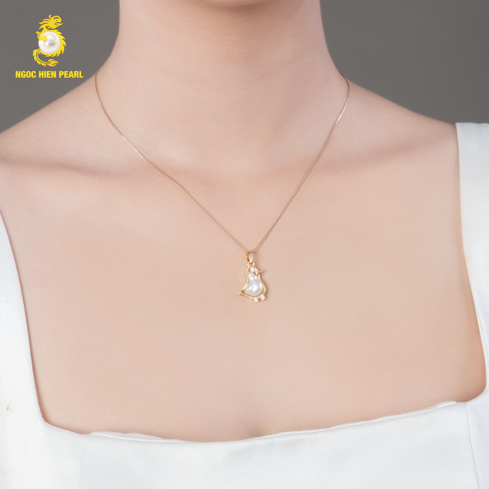 Mặt dây chuyền ngọc trai tự nhiên GPN002