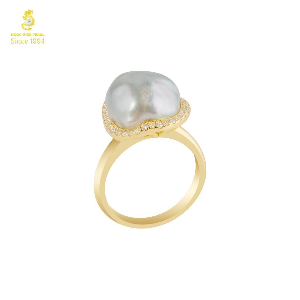 Nhẫn ngọc trai tự nhiên GRN053