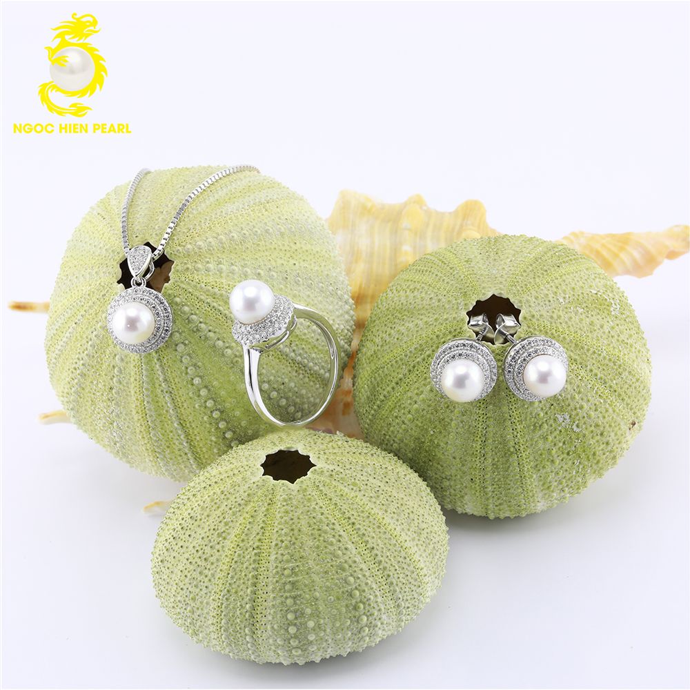 Bộ trang sức ngọc trai Freshwater SS0909