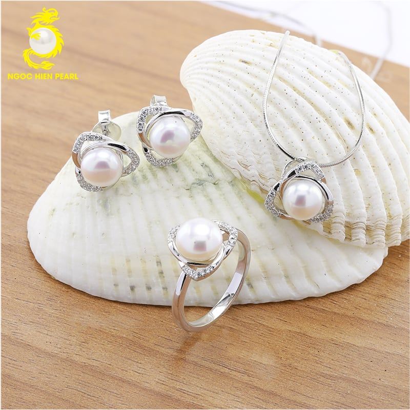 Bộ trang sức ngọc trai Freshwater SS0920