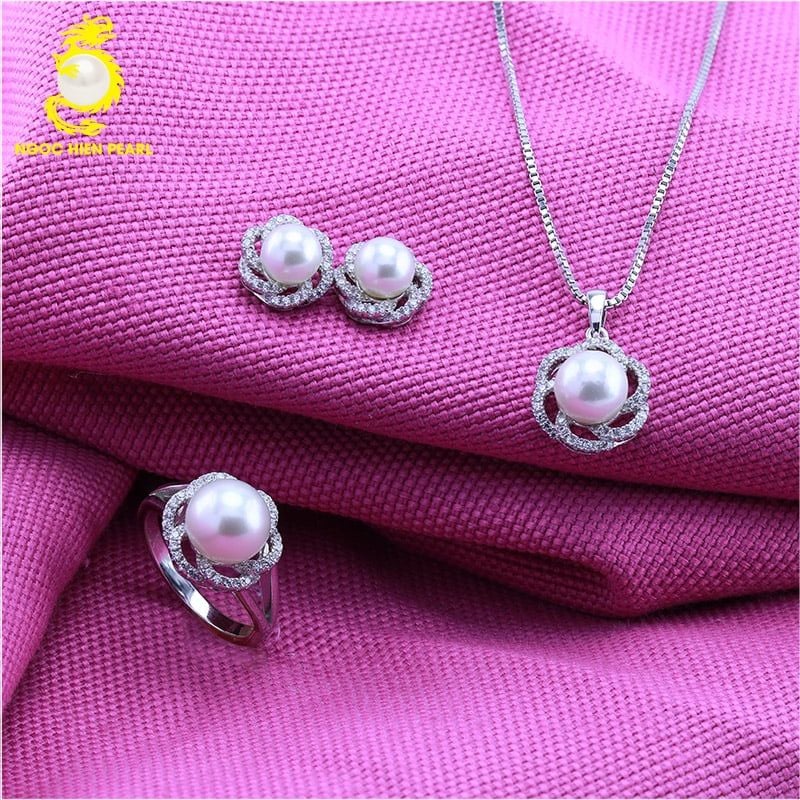Bộ trang sức ngọc trai Freshwater SS0941