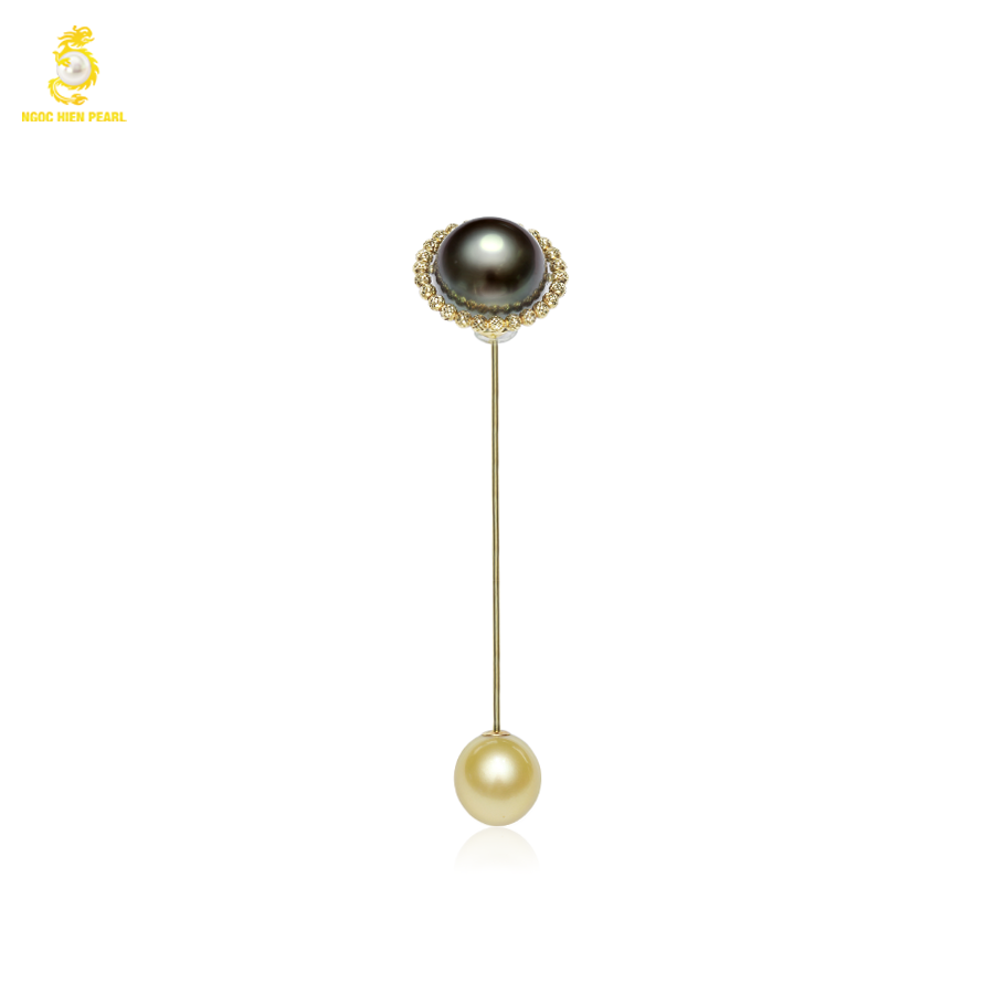 Trâm cài áo ngọc trai cao cấp ZBG001