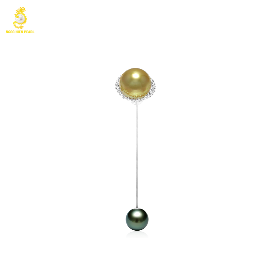 Trâm cài áo ngọc trai cao cấp ZBG001