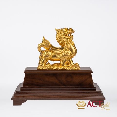 Quà tặng Tượng Tỳ Hưu dát vàng 24k ACT GOLD ISO 9001:2015