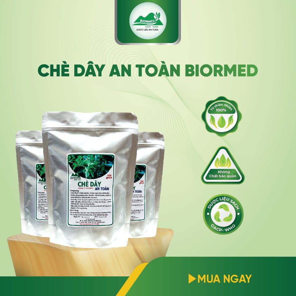 Chè Dây Ủ Men Sấy Khô An Toàn Biormed 100g