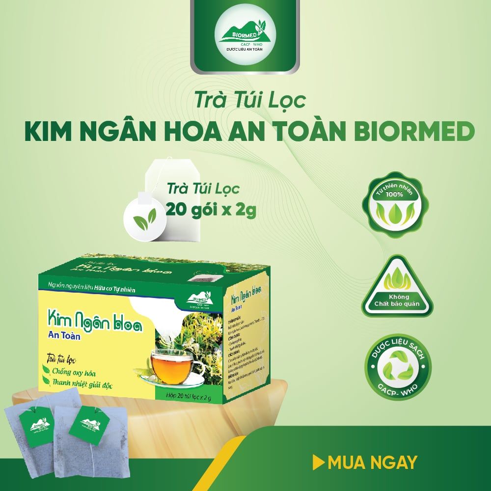 Trà Túi Lọc Kim Ngân Hoa An Toàn H/20 Gói