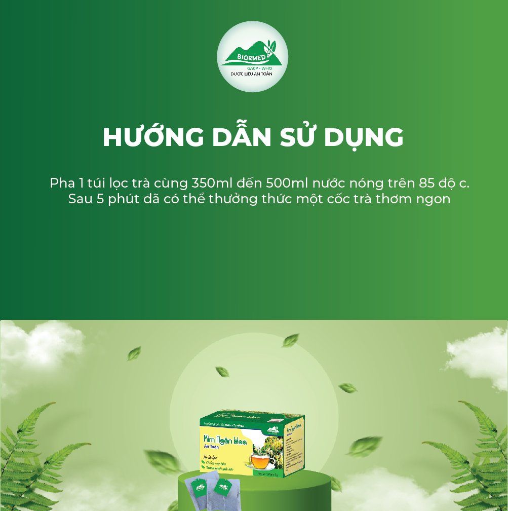 Trà Túi Lọc Kim Ngân Hoa An Toàn H/20 Gói