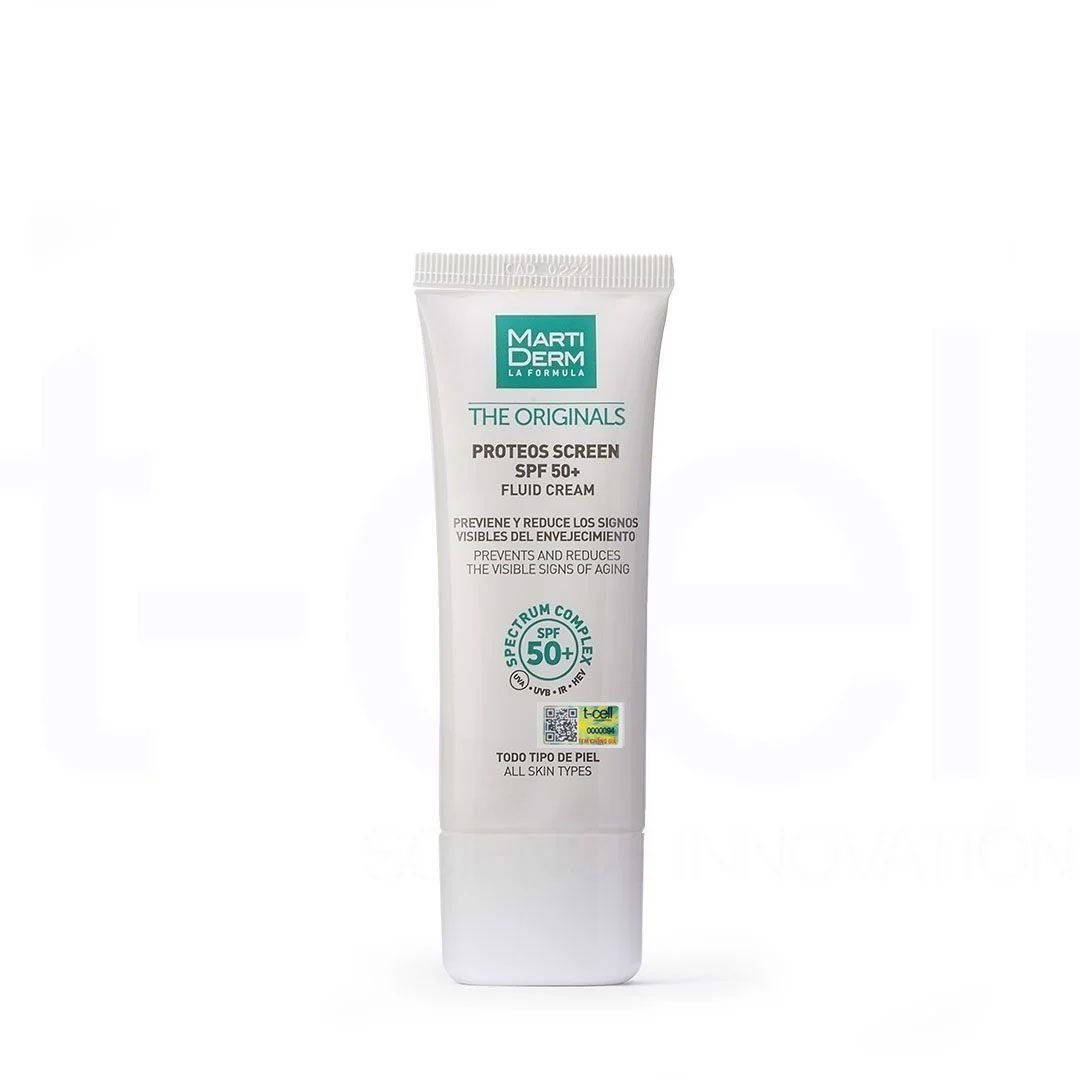 Kem Chống Nắng Ngăn Ngừa Sạm Nám - MartiDerm The Originals Proteos Screen SPF50+ Fluid Cream (40ml)