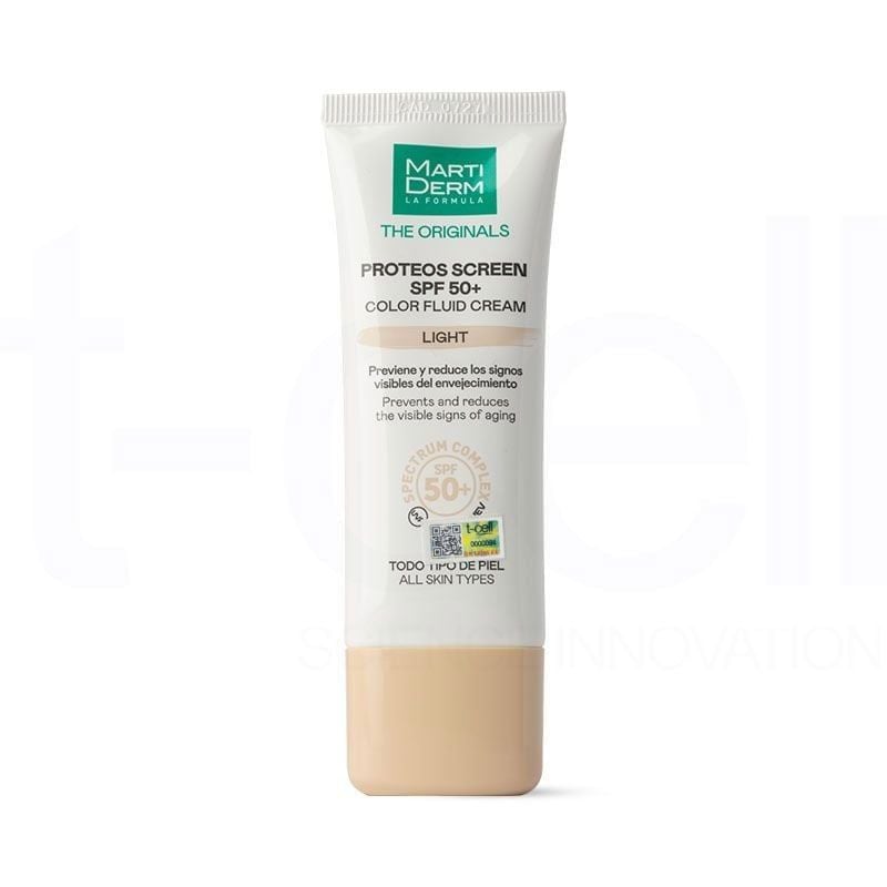Kem Chống Nắng Ngừa Sạm Nám MartiDerm The Originals Proteos Screen SPF50+ Color Fluid Cream (Light) (40ml)