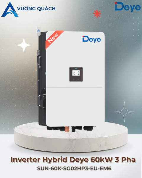 Inverter Hybrid Deye 60kW 3 Pha – VƯƠNG QUÁCH SOLAR