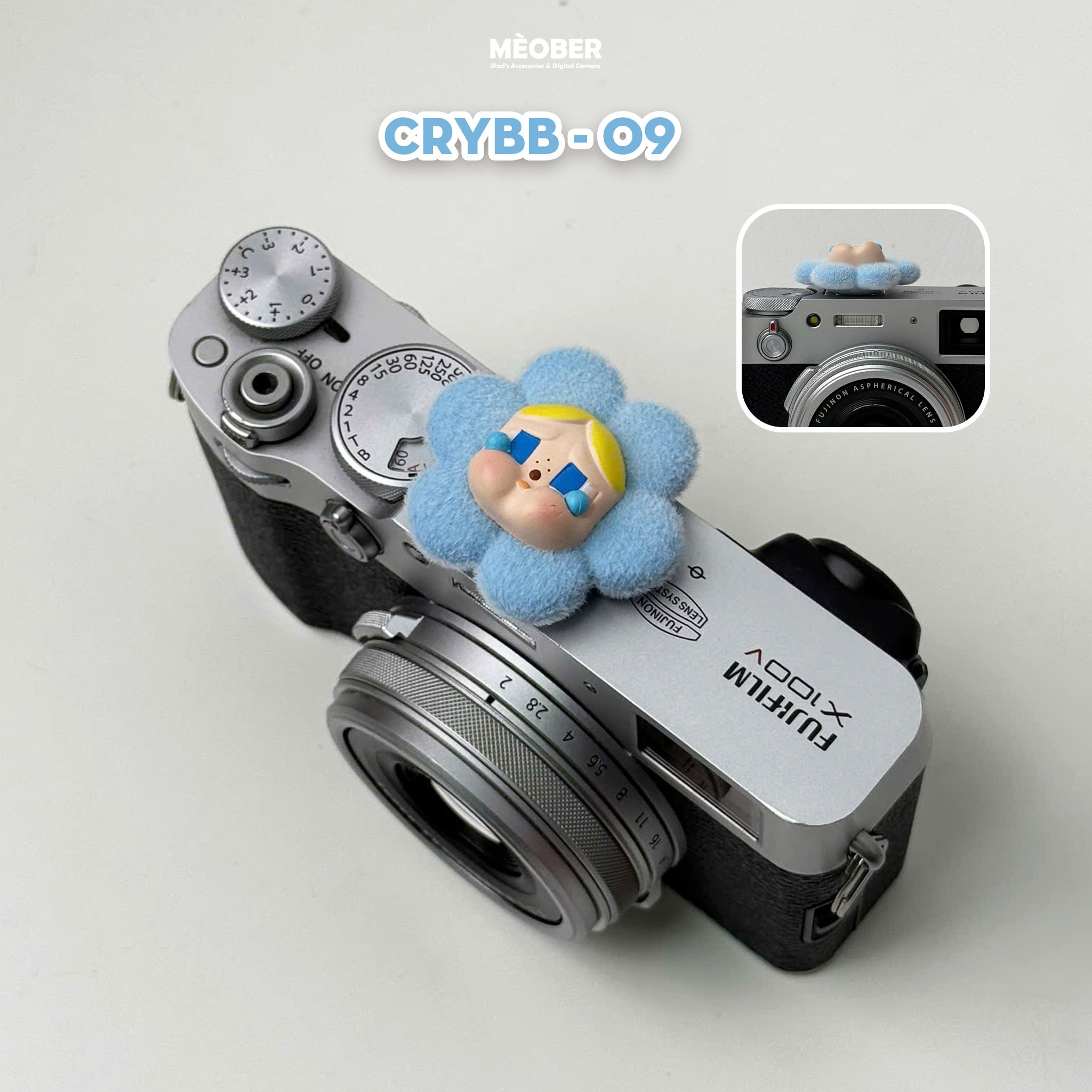 Hotshoe gắn chân flash máy ảnh trang trí, chống bụi thiết kế cute dễ thương kiểu dáng cry baby, hello kitty by MèoBer