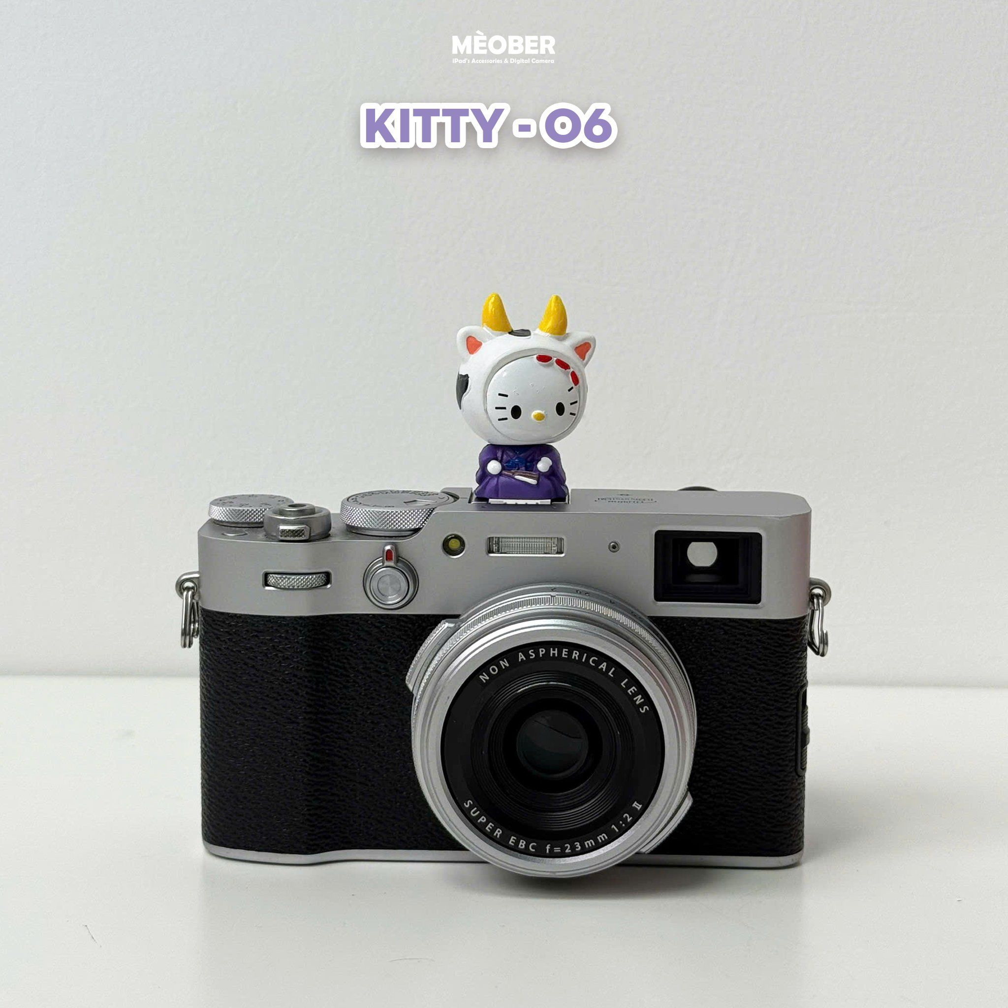 Hotshoe gắn chân flash máy ảnh trang trí, chống bụi thiết kế cute dễ thương kiểu dáng cry baby, hello kitty by MèoBer