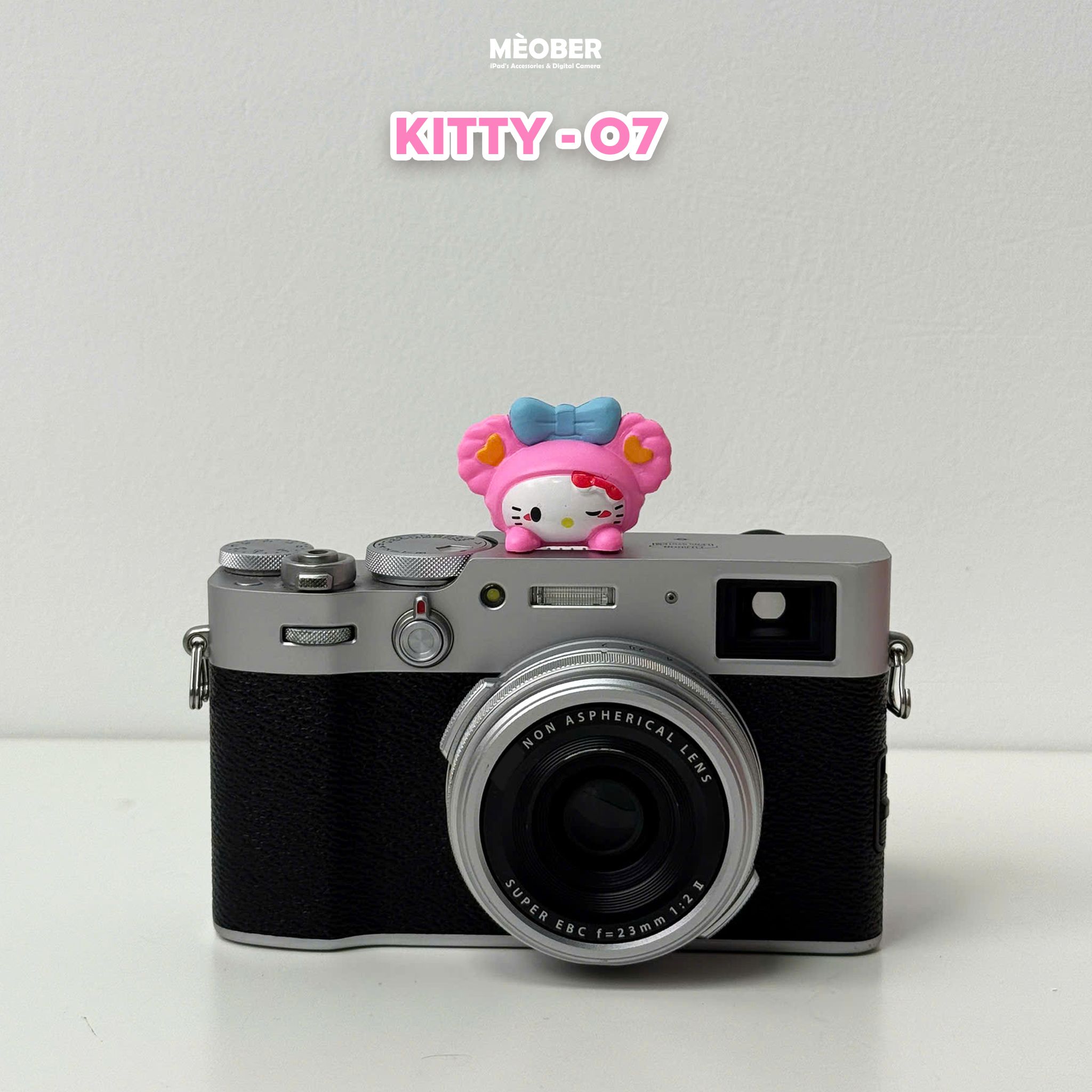 Hotshoe gắn chân flash máy ảnh trang trí, chống bụi thiết kế cute dễ thương kiểu dáng cry baby, hello kitty by MèoBer