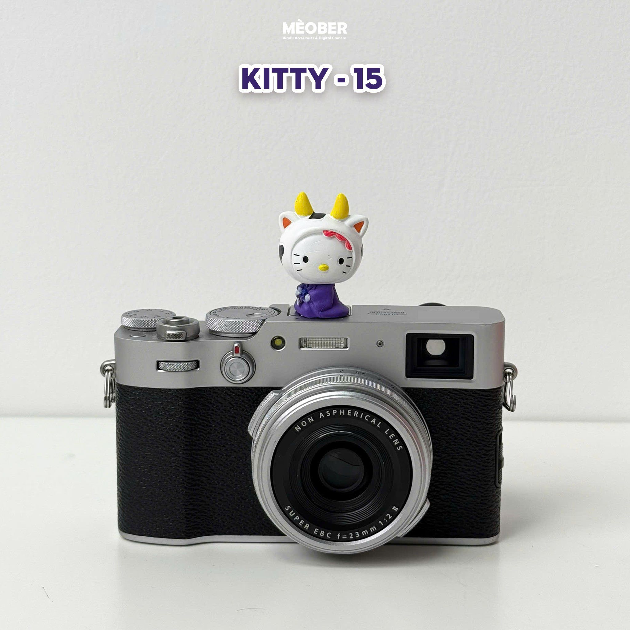 Hotshoe gắn chân flash máy ảnh trang trí, chống bụi thiết kế cute dễ thương kiểu dáng cry baby, hello kitty by MèoBer