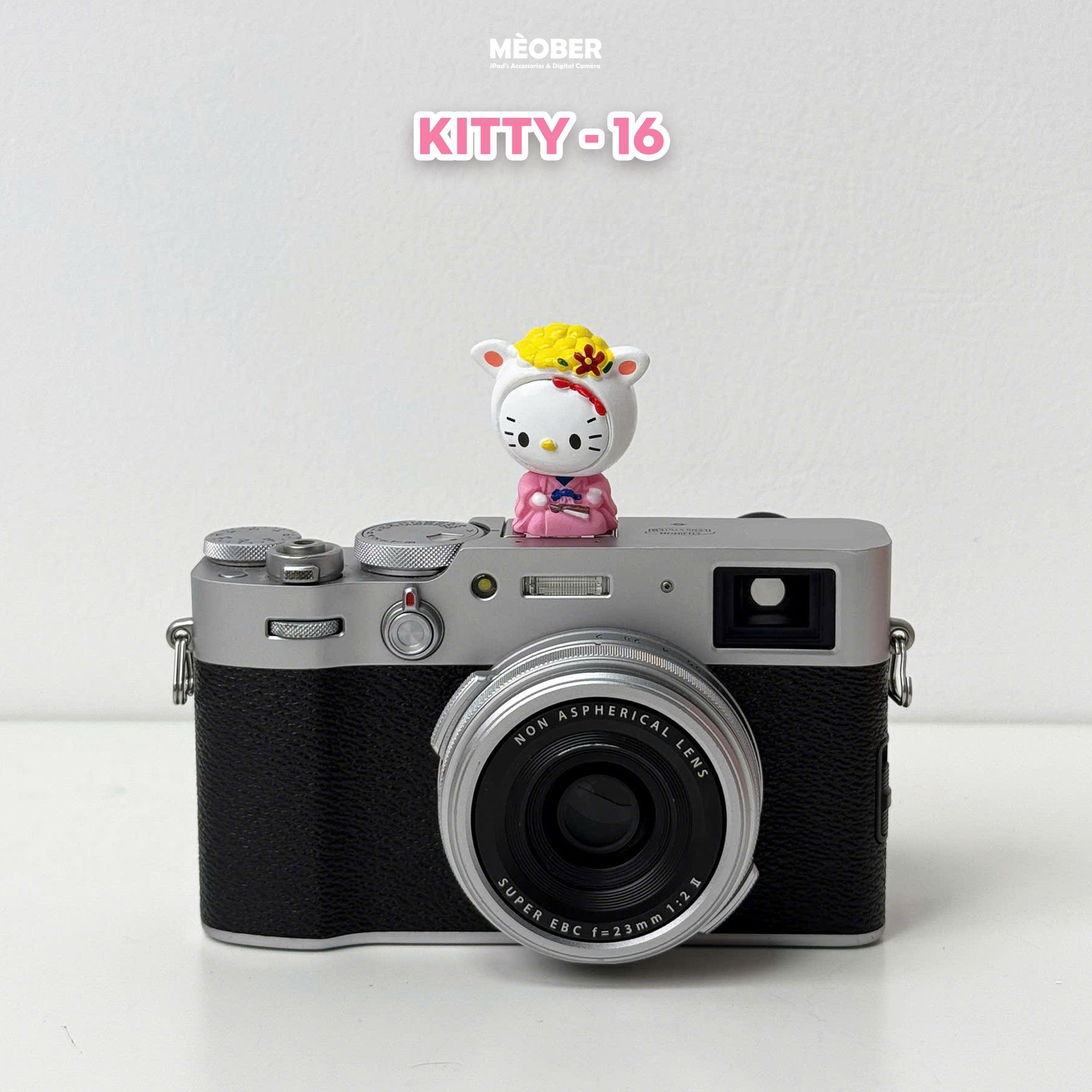 Hotshoe gắn chân flash máy ảnh trang trí, chống bụi thiết kế cute dễ thương kiểu dáng cry baby, hello kitty by MèoBer