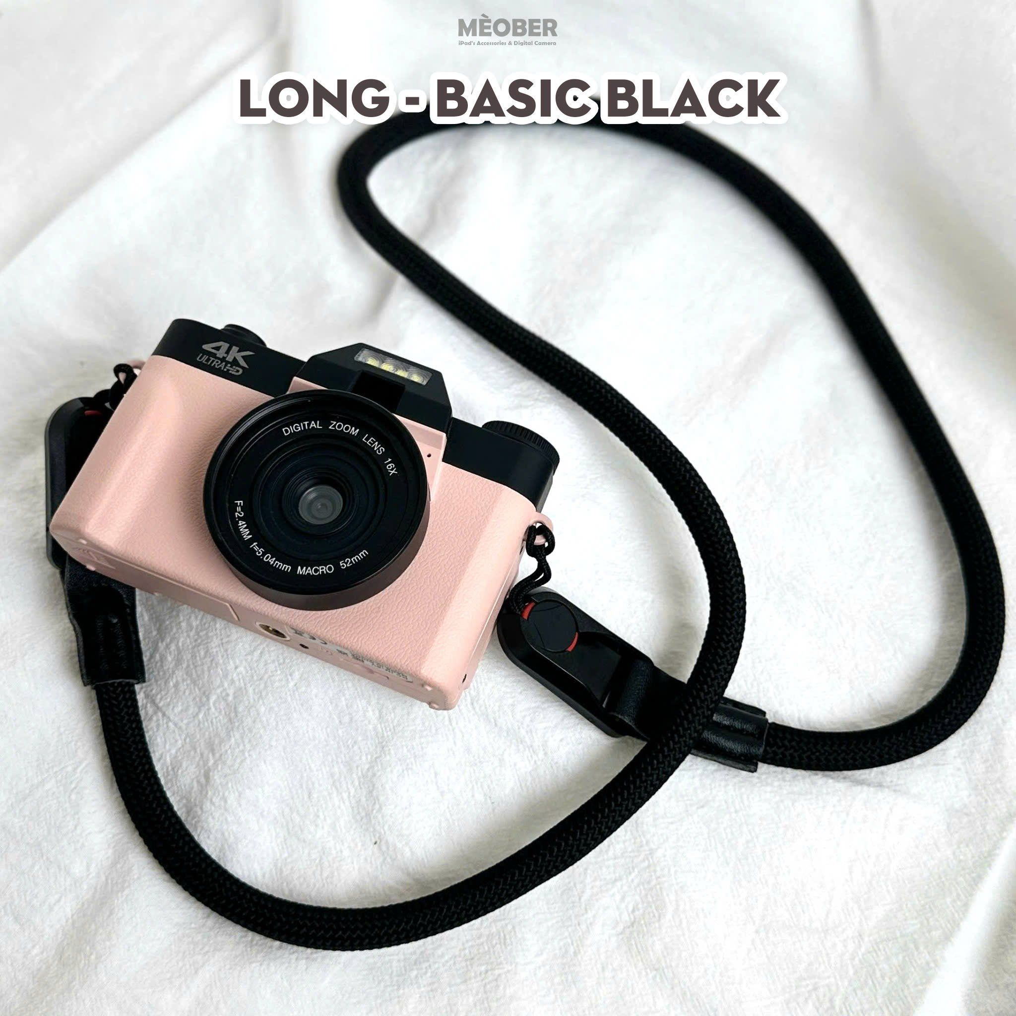 Dây đeo máy chụp hình Basic Fabric dây tròn hiện đại, đeo cổ & đeo tay by phụ kiện máy ảnh MèoBer