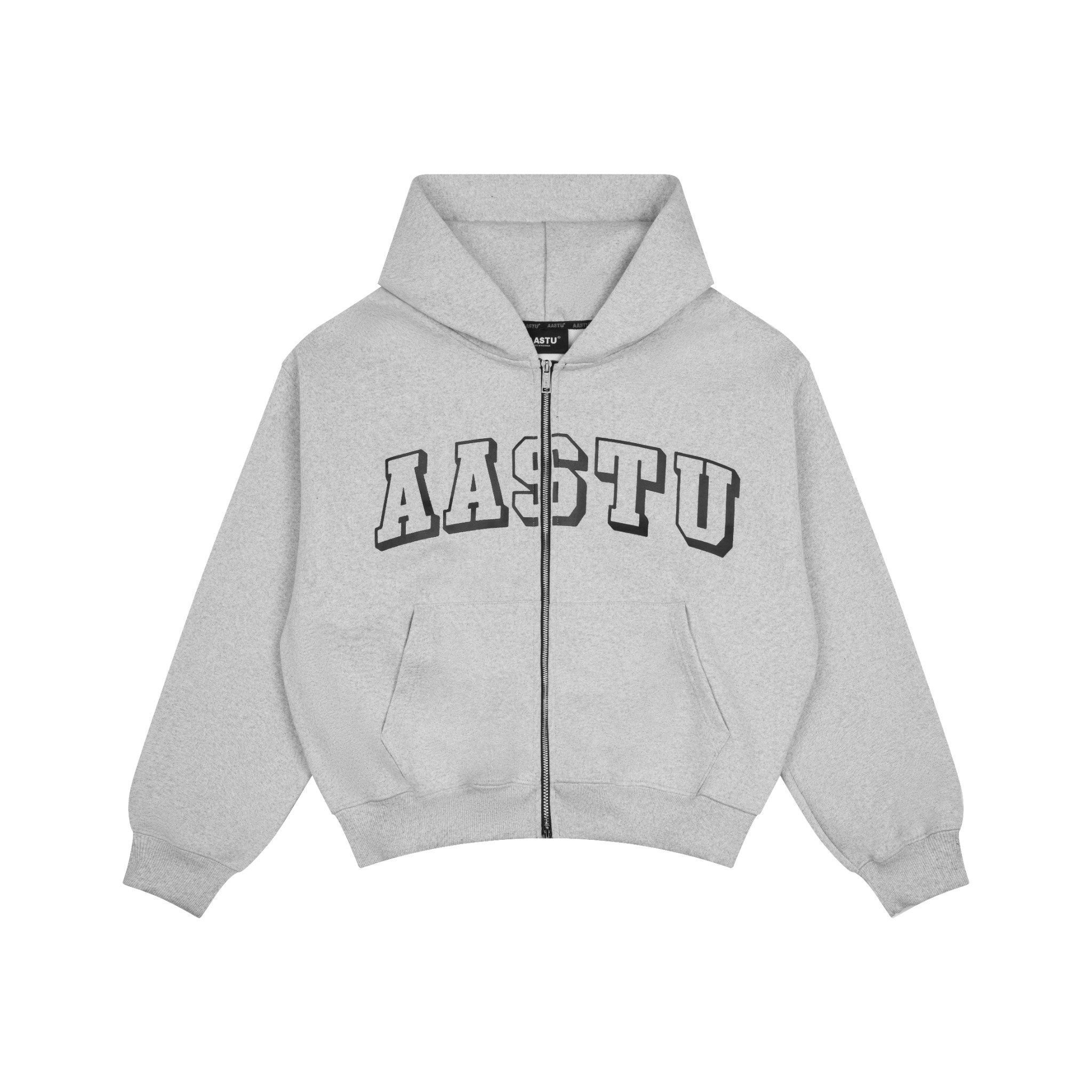 CLASSIC LOGO HOODIE ZIP VJPPRO // GREY