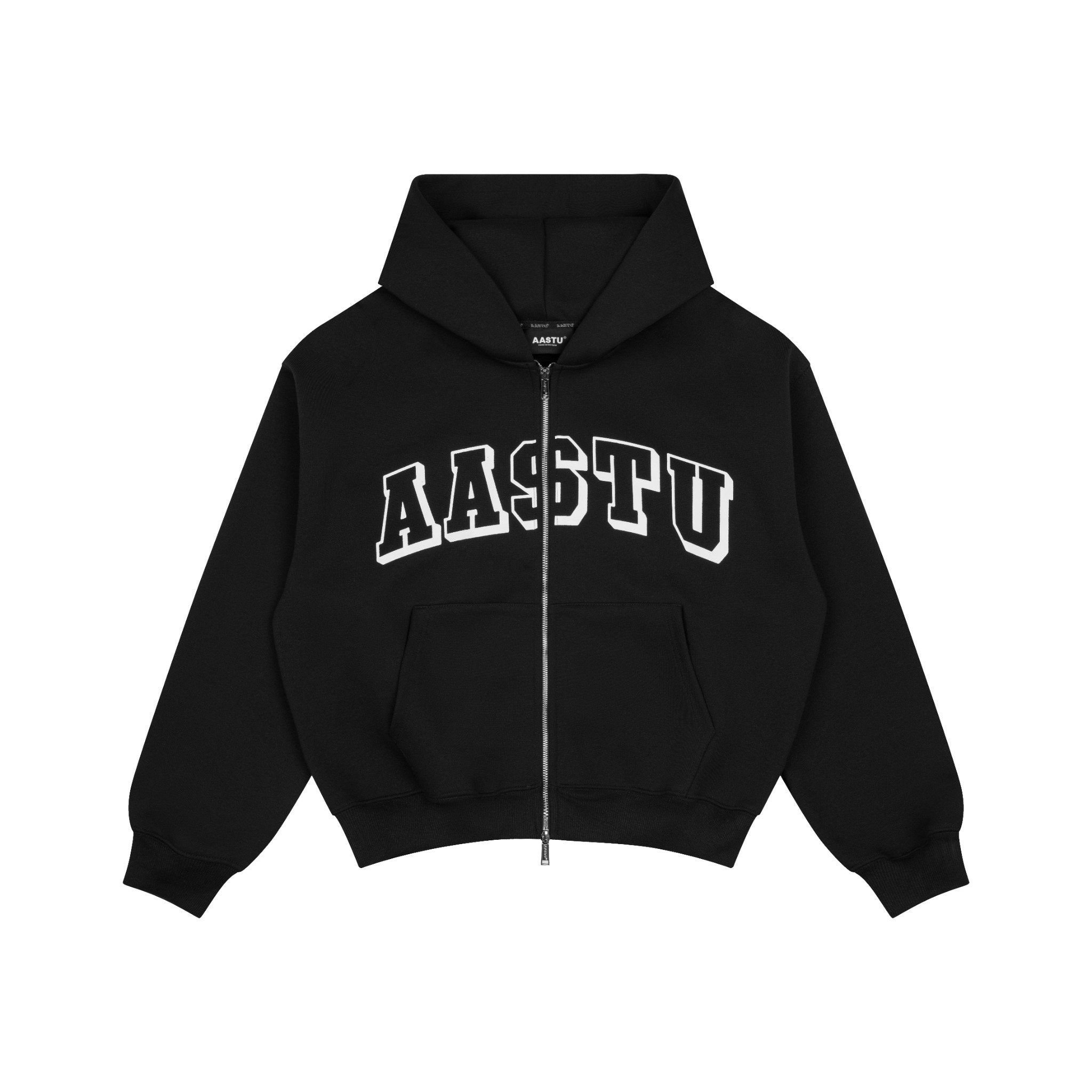 CLASSIC LOGO HOODIE ZIP VJPPRO // BLACK