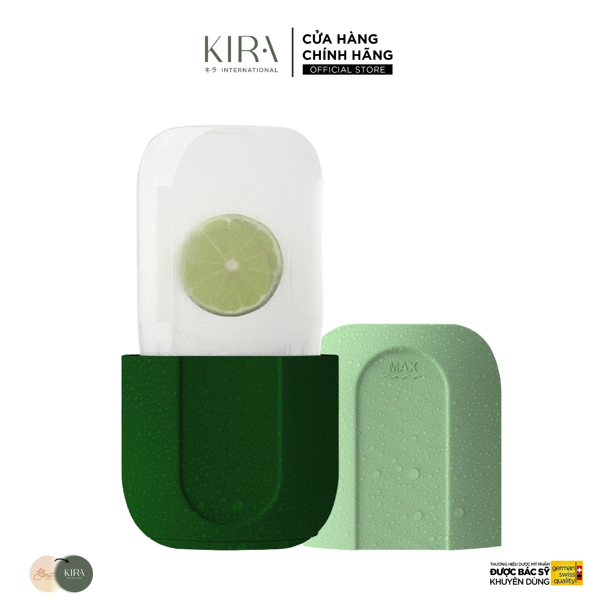 Khuôn làm đá massage mặt bằng silicone – Dụng cụ đá viên lạnh se khít lỗ chân lông, giảm sưng, nâng cơ da mặt