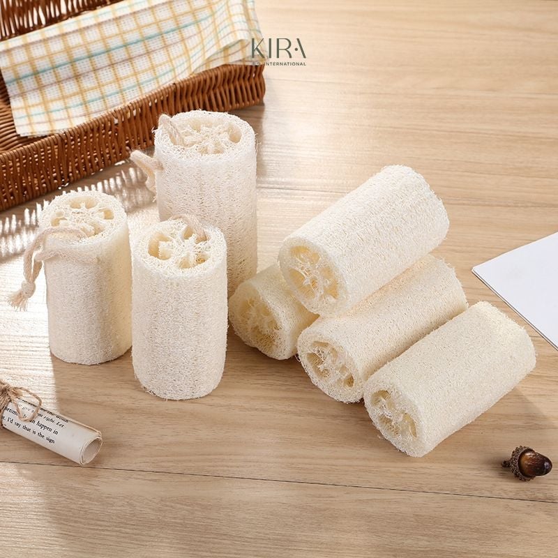 Xơ mướp tắm tẩy da chết tự nhiên | Bông tắm xơ mướp spa tại nhà | Dùng rửa chén, vệ sinh đa năng