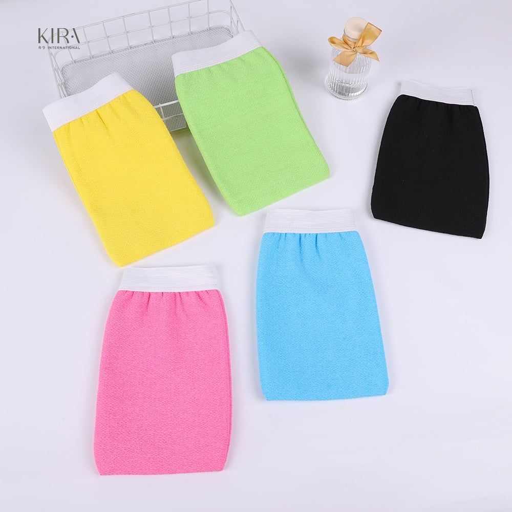 Găng tay tẩy tế bào chết nhiều màu – Găng tay tắm chà da chết, tẩy sạch da khô, mềm mịn da