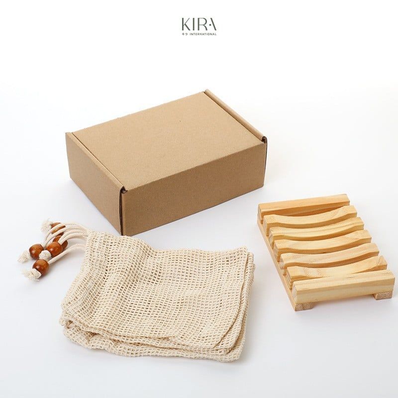 Kệ để xà phòng gỗ tre thiết kế thoát nước – Kệ xà phòng cổ điển giúp khô ráo, sạch sẽ, sang trọng cho nhà tắm