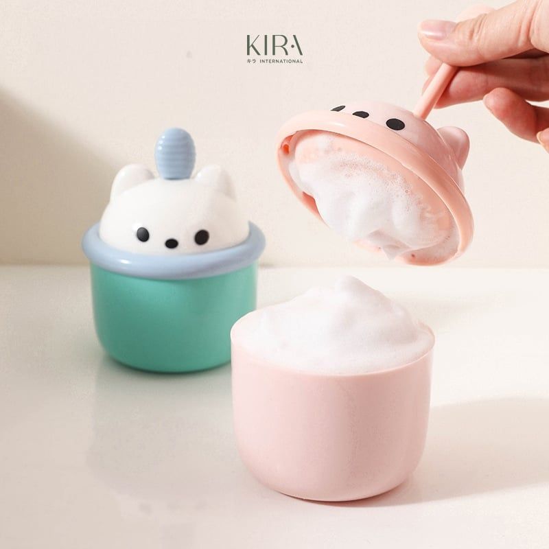 Cốc tạo bọt rửa mặt dễ thương – đánh bọt sữa rửa mặt, sữa tắm siêu mịn, thiết kế xinh xắn