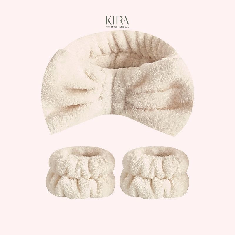 Dây đeo cổ tay chống nước, set phụ kiện skincare sang chảnh, chất nhung co giãn