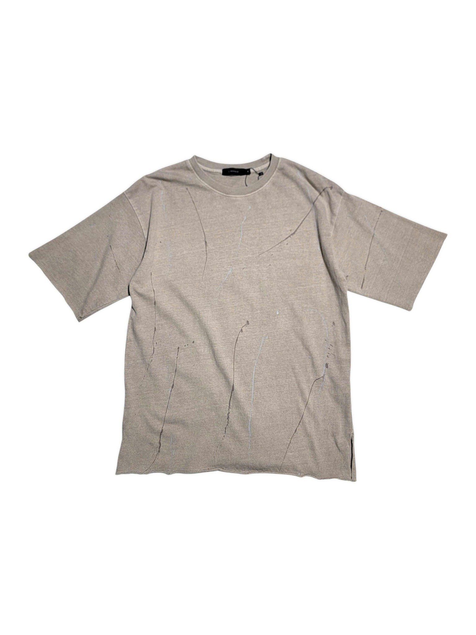|SIZE L| RAGEBLUE SPLATTER WASHED T-SHIRT AOL-6978