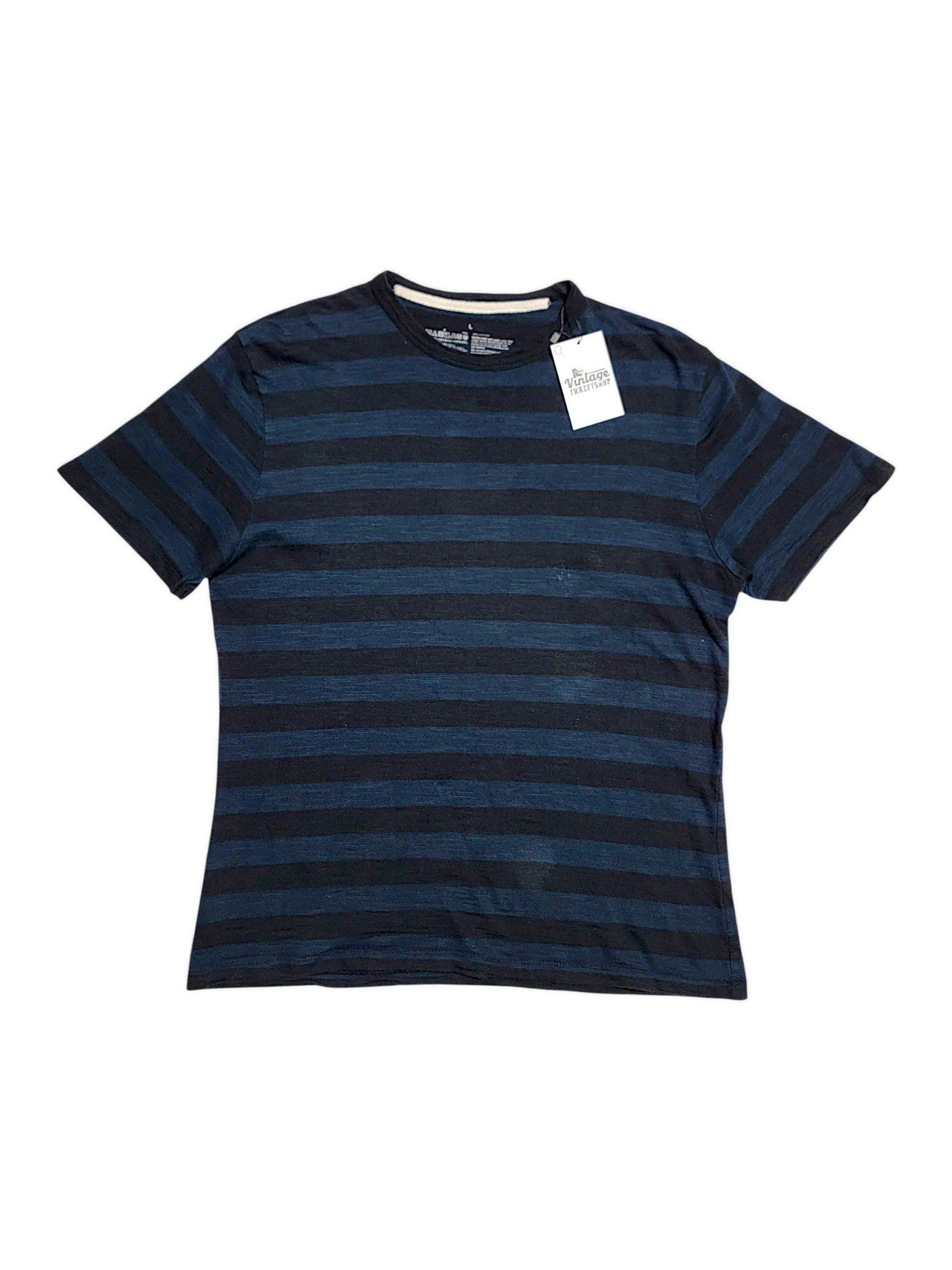 |SIZE M| MUJI STRIPED T-SHIRT AOM-6971