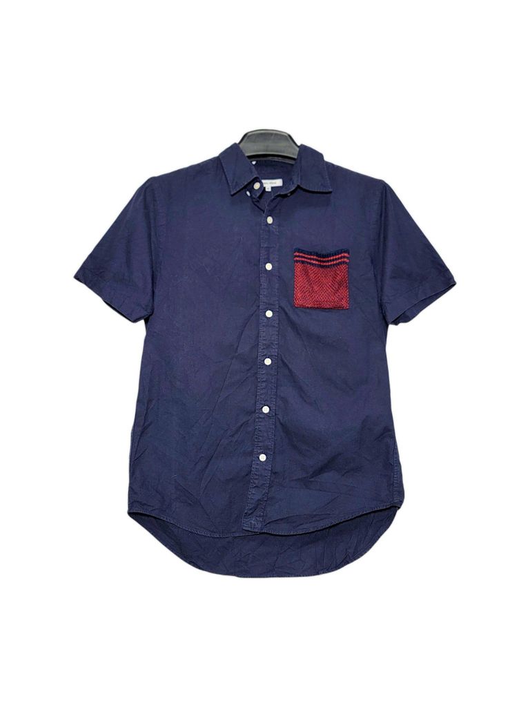 |SIZE S| GLOBAL WORK BUTTON DOWN SHORT SLEEVE SHIRT AOS-7020
