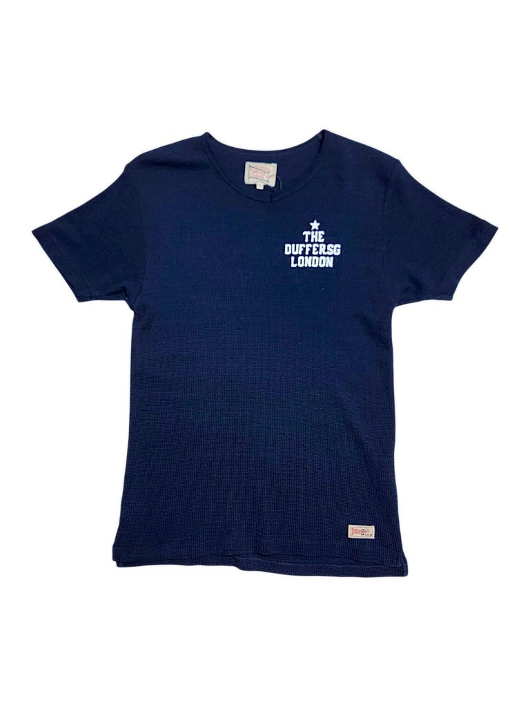 |SIZE S| THE DUFFER OF ST. GEORGE VINTAGE WAFFLE T-SHIRT AOS-6969