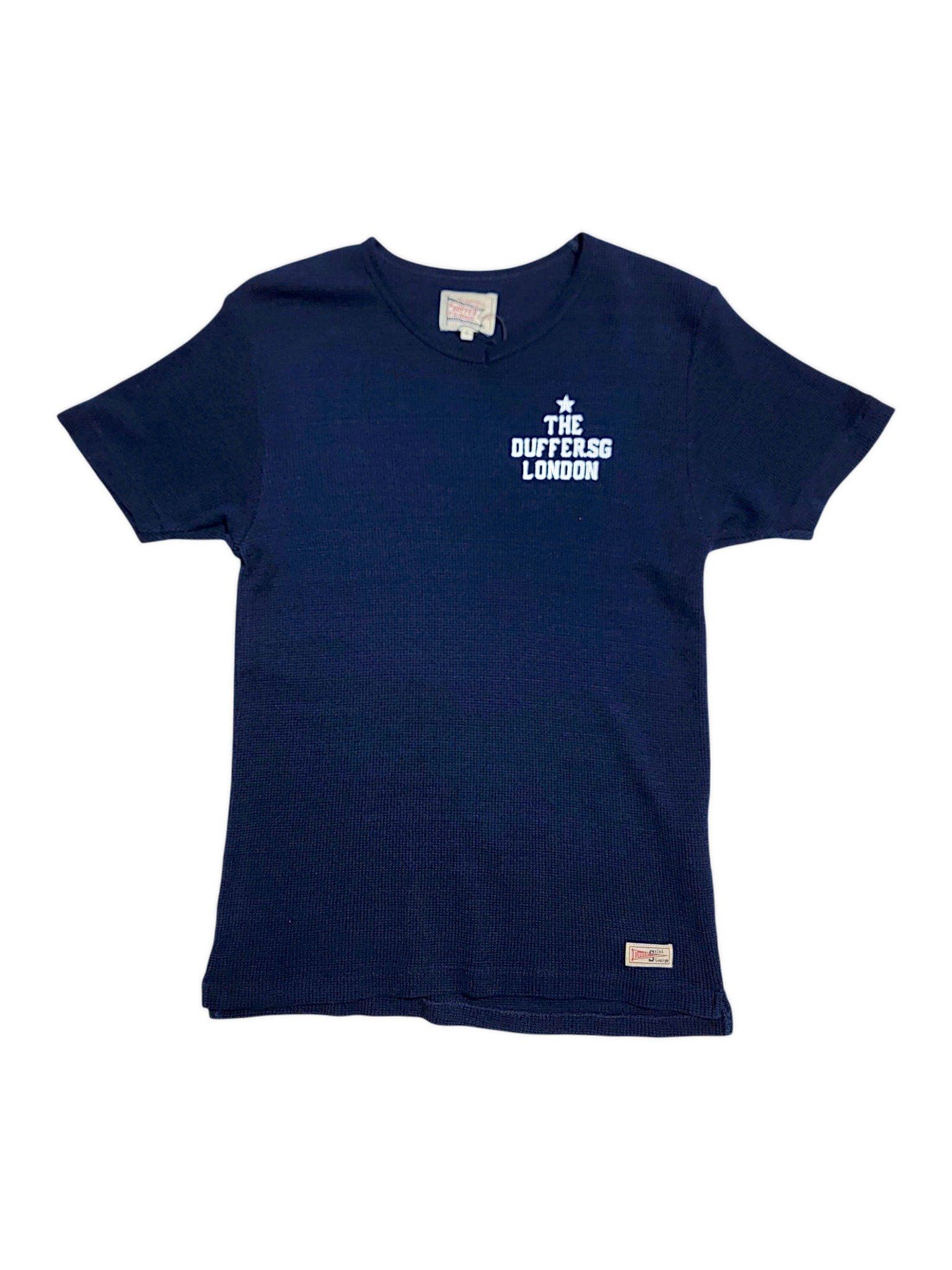 |SIZE S| THE DUFFER OF ST. GEORGE VINTAGE WAFFLE T-SHIRT AOS-6969