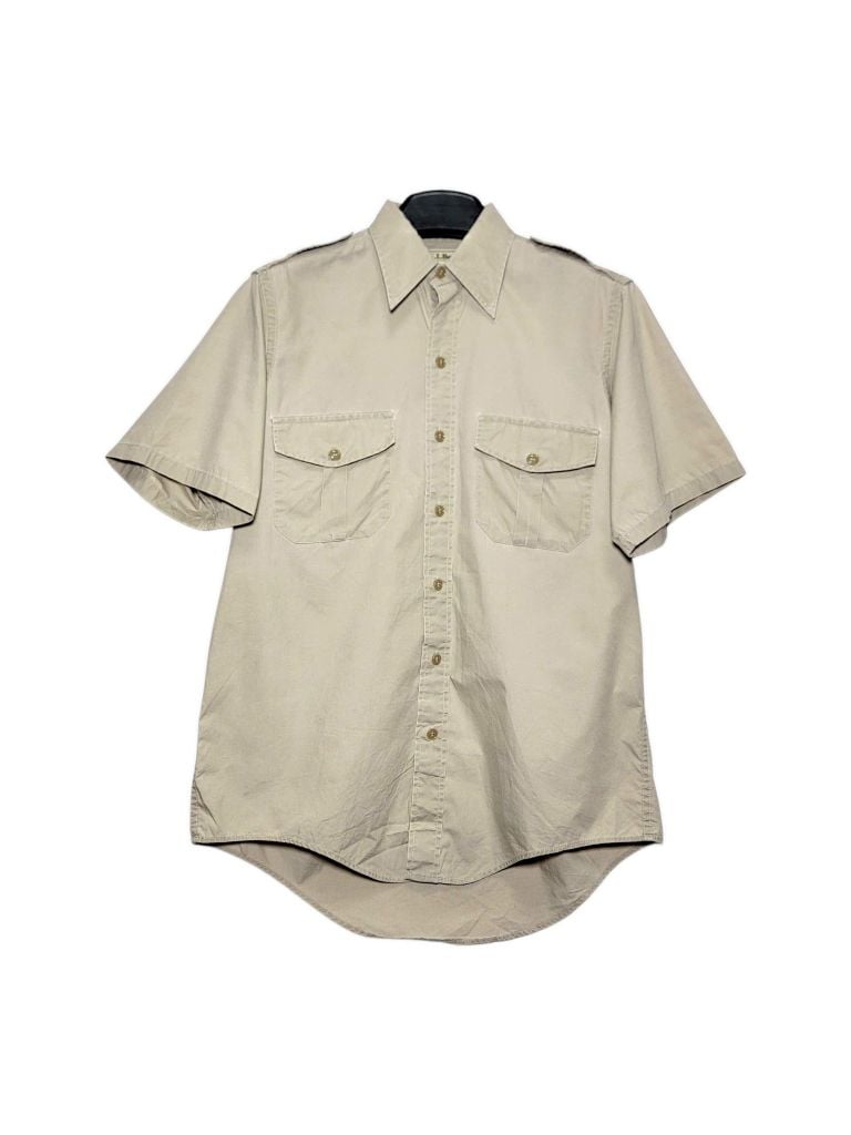 |SIZE L| LL BEAN DOUBLE POCKET BUTTON UP SHIRT AOL-087